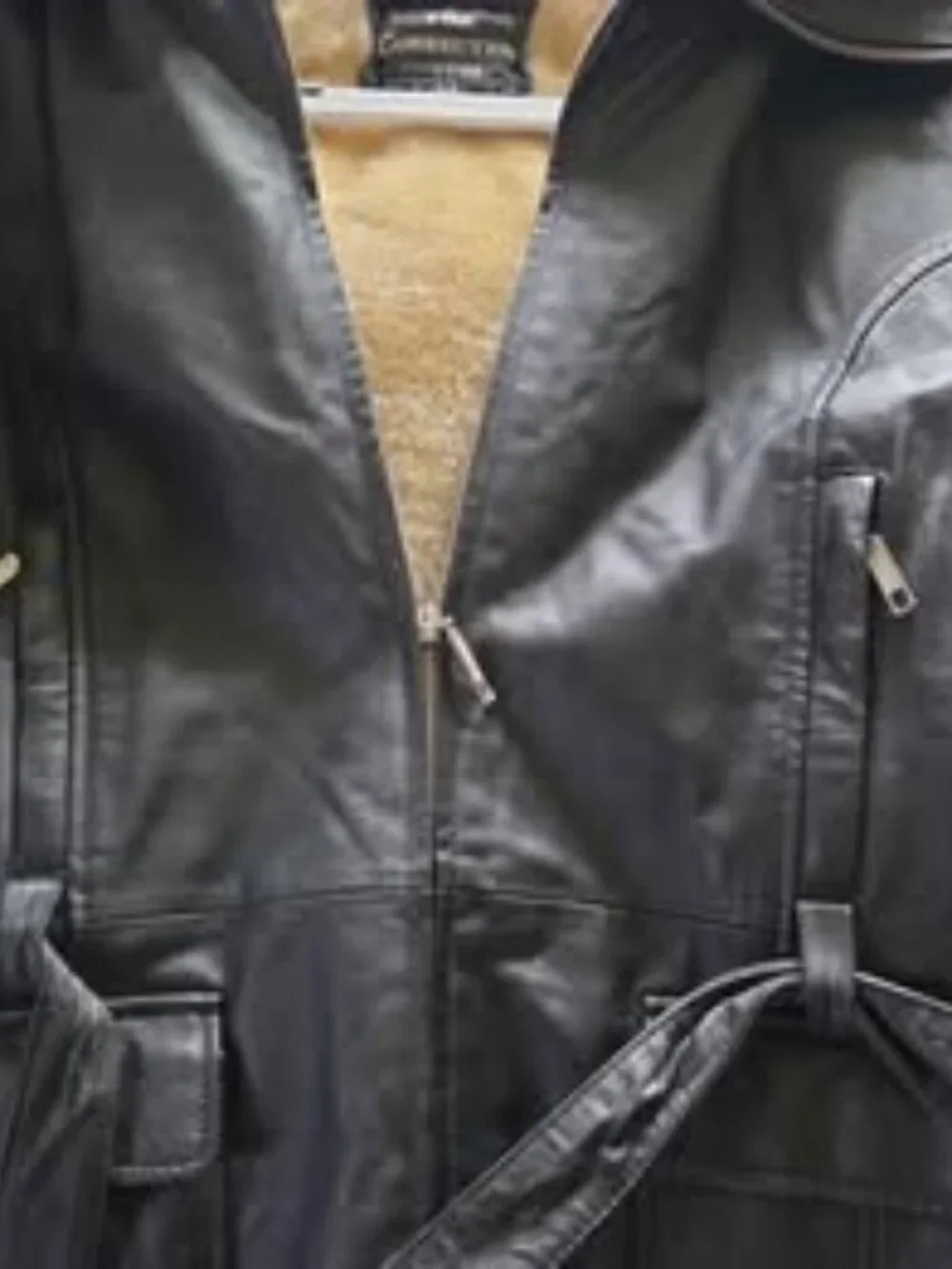 The Connection Leather Jacket w/ belt